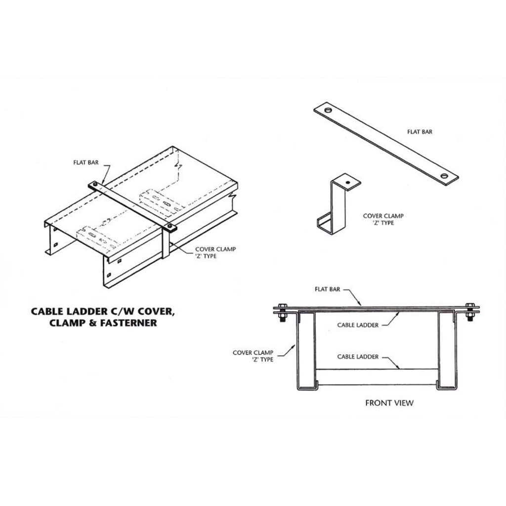 Cable Ladder c/w Cover, Clamp & Fasterner ForeSight
